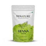 mi nature Henna Powder (LAWSONIA INERMIS)/ 100% Pure, Natural From Rajasthan, India (227g / (1/2 lb) For Hair Dye/Color (Natural)