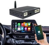 KAOLALI Carplay Wireless Retrofit Decoder Kit Compatible for Toyota Auris/CHR/Avensis/RAV4/Avensis/Yaris/Verso 2014-2019 Touch2 System & Entune 2 Supports CarPlay Android Auto Mirror Link USB Flash