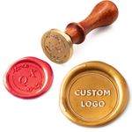 Custom Wax Seal Stamp, Personalized Wax Seal Stamp Kit, Create Your Own Design/Logo/Letter Customization, for Wedding, Invitation, Party, Envelopes, Gift Wrapping, Idea Gift