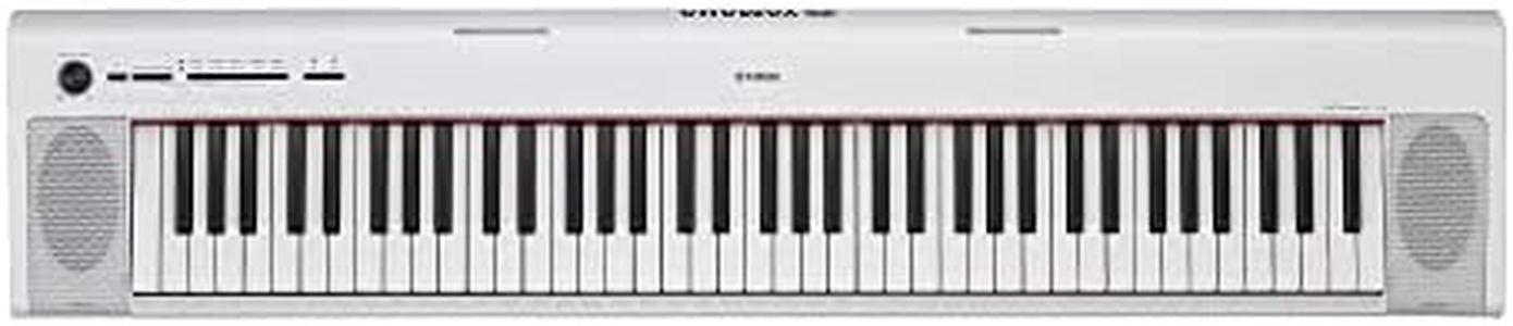 Yamaha NP12 61-Key Lightweight Portable Keyboard, Black (power adapter sold separately)