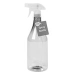 Elliott Plastic 1 Litre Spray Bottle with adjustable trigger action for misting and full spray modes, Ideal for Home cleaning including windows and creating DIY cleaning solutions