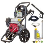 WASPPER Petrol Pressure Washer 3200 PSI, Petrol Jet Washer with Honda GX200, 196cc Engine, Model W3200HA, Heavy Duty High Pressure Cleaner for Driveway, Patio & Car
