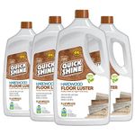 Quick Shine High Traffic Hardwood Floor Luster and Polish, 64 oz Refill Bottle, 4 Pack