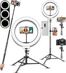 LED Selfie Ring Light with Stand, C