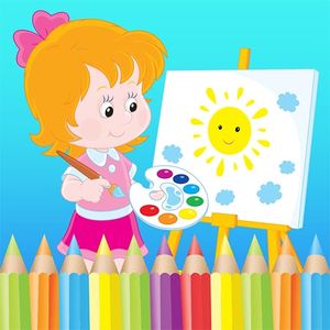 Kids coloring pages book - painting and drawing app for free kid educational and creativity learning!