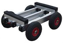 Aluminium Dolly Trolley with Terrain Wheels, Heavy Duty Furniture Dolly, Piano Moving Dolly, Capacity 600kg