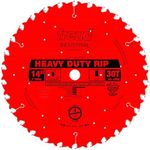 Freud LM72R014 14-Inch 30 Tooth FTG Ripping Saw Blade with 1-Inch Arbor and PermaShield Coating