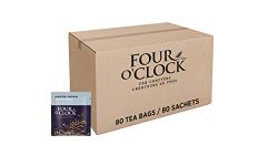 Four O'Clock Black Tea Orange Pekoe, Non-GMO, Kosher, Gluten-Free, 80 Count, 281g