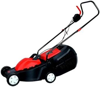 BKR® 12-Inch Electric Lawn Mower | 1200-Watt Powerful Motor | Adjustable Cutting Height | 25L Grass Collector | Made in India | Eco-Friendly Lawn Care Equipment with 1 Year Manufacturer Warranty