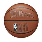 Wilson NBA Forge Plus Eco Indoor/Outdoor Basketball - Size 7-29.5", Brown