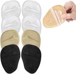 6 Pack Metatarsal Pads for Women and Men - Soft Gel Foot Cushions for Pain Relief, Metatarsal Foot Pad Insoles - Ball of Foot Cushion Pads for Callus Relief, Gel Pads for Ball of Foot