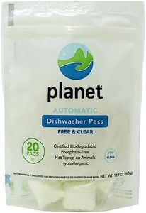 Planet Automatic Free & Clear Dishwasher Pacs, 11.3 Pound