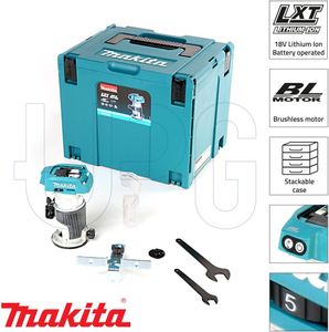 Makita 18V Brushless Router – Cordless Compact Wood Trimmer