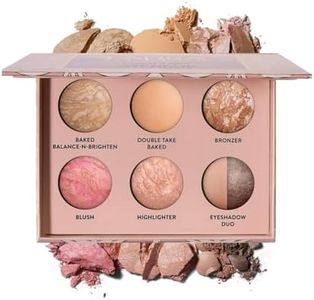 LAURA GELLER Baked Icons Complete Full Face Palette, Medium | All-in-One Makeup Palette with Baked Foundations, Blush, Bronzer, Highlighter, Eyeshadows | Coverage for Mature Skin | Travel-Friendly