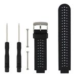 Replacement for Garmin Forerunner 235 Watch Strap/Garmin 735xt Watch Strap, Wristband for Garmin Forerunner 220/230/ 620/630 Running Watch, Garmin Approach S20 S5 S6 Golf Smart Watch Straps