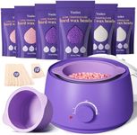 Home Bikini Waxing Kit for Women: for Sensitive Skin Brazilian Body Wax Kit for Hair Removal - with 6 Packs Wax Beads Wax Warmer Silicone Pot