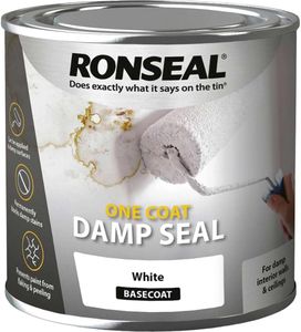 Ronseal One Coat Damp Seal, White – 250ml
