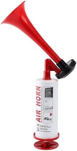 Qidoe Tromba d'aria Portatile, Handheld Air Horn, Riutilizabile Tromba Stadio con Pompa, Rumore Corno di Sicurezza Personale per Canottaggio,Eventi Sportivi,Feste,Compleanni,Campeggio, Escursionismo
