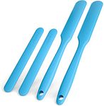 Nicpro 4 PCS Silicone Stir Sticks Kit, Silicone Epoxy Resin Brush & Silicone Scraper DIY Crafts Tool for Mixing Resin Epoxy Liquid Paint Wax, Glitter Tumblers Make