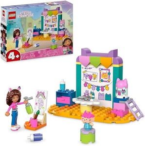 LEGO La Casa de Muñecas de Gabby Creaciones con Bebé Box, Casita de Juguete y Mini Muñeca para el Juego de rol, Juegos de Pintura y Manualidades, Regalo para Niñas y Niños de 4 Años o Más 10795