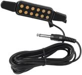 GOGHOST Clip-On Guitar Pickup for Steel-String (Not for Classical) Acoustic Guitar Pickups for 38-42 in Electric Pick Up Transducer Amplifier, Cable Length 10ft
