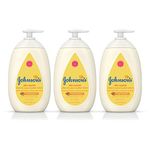 Johnson’s Moisturizing Dry Skin Baby Lotion with Shea & Cocoa Butter, Hypoallergenic and Dermatologist-Tested with Clinically Proven Mildness Formula, 16.9 fl. oz (Pack of 3)