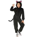 Morph Cat Costume For Girls Black Cat Costume Girls Black Cat Kids Costume Girls Black Cat Halloween Costume For Girls Cat XL