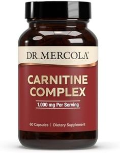 Dr. Mercola Carnitine Complex, 30 Servings (60 Capsules), Dietary Supplement, 1000 mg Per Serving, Supports Immune Health, Non-GMO
