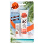 Malibu Sun SPF 50 Face Cream and SPF 30 Lip Balm Duo, High Protection Sun Cream, Water Resistant, Vitamin Enriched, 2 pack