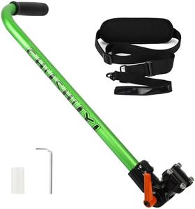 CHUSHUYI Ergonomic Trimmer Handle:Weed Eater Handle Extension Back Saver,Lawn Trimmer Handle Grips, with Trimmer Shoulder Harness, Perfect for Lawn Care, be Applicable to Most of Trimmers.