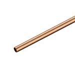 sourcing map Copper Round Tube 6mm OD 0.25mm Wall Thickness 300mm Length Pipe Tubing