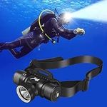 BIKACU LED Diving Headlamp 1500 Lum