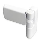 Trojan Patriot Plus White Flag Hinge 19MM