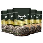 Happilo Premium Raw Chia Seeds 250g (Pack of 5) | Seeds for Eating | Healthy Snacks | Seeds for Weight Management | Nutrient-Rich Superfood, Rich in Omega-3 Fatty Acids, Fiber, Protein