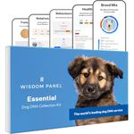 Wisdom Panel Essential: Most Accurate Dog DNA Test Kit for Breed ID and Ancestry | 25+ Genetic Health Conditions | Traits | Relatives,white,75 g (Pack of 1)