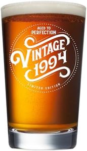 30th Birthday Gifts for Him Her - 1994 16 oz Beer Glass - 30 Year Old Birthday Gifts for Men - Bday Party Supplies, 30th Birthday Decorations for Him - 30th Birthday Gifts for Women 30th Birthday Cups