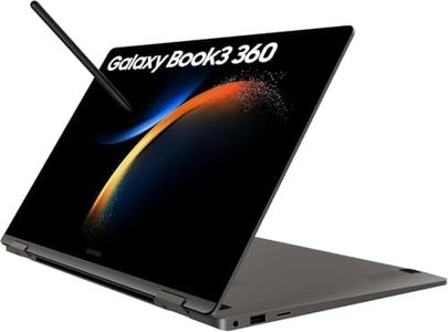 Samsung Galaxy Book3 (360) Laptop with S Pen | 13.3 Inch FHD AMOLED Touch Display | Intel Core i5 | 16 GB RAM | 512 GB SSD | Windows 11 | Aluminium Graphite | Works with Galaxy Phone & Tab