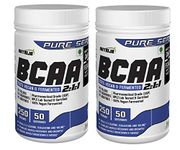 NutriJa BCAA - 100% Fermentated & Vegan - Zero Carb, No Fillers | Muscle Recovery & Endurance-500 Grams (250X2) (Tangy Orange)