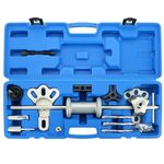 Acymner 19PCS Slide Hammer Puller Set | 9-Way Axle Bearing Puller Remover Kit, Internal/External Slide Hammer Puller Set Wheel Bushing Hub Gear Dent Puller Tool