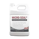 RAIN GUARD PRO - Micro-Seal - Penetrating Water Repellent Protection for All Porous Wood and Masonry Surfaces - Pro Grade Silane/Siloxane Waterproof Coating - Natural Finish - Ready to Use - 1 Gallon