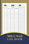 Mileage Log Book: Vehicle Mileage Log book for Small Business or Personal Taxes. Auto Mileage Tracker to Record Daily Mileage and Car Odometer Mileage