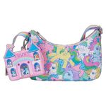 Loungefly MLP All Over Print Crossbody with Coin Bag, Multi, One Size