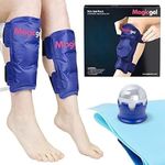 Shin Splint Relief: Ice Packs for Shin Splints, Cryoball and Stretch Bands (Leg Pain Relief Support) by Magic Gel