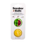 Sneaker Balls Shoe Deodorizer & Freshener Balls, Odor Eliminator for Shoes/Gym Bags/Lockers, Small 3.8cm Diameter, Quick-Twist Action, Long-Lasting 90-Day Fresh Scent- Watermellon/Lemon