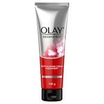 Olay Regenerist Cream Cleanser | Face Wash | Hydrated, Plump, Bouncy Skin | With Hyaluronic Acid, Niacinamide and Peptides | Normal, Oily, Dry, Combination Skin | 100g