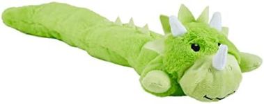 Outward Hound Charming Pet Longidudes Dino Plush & Squeaky Dog Tug Toy