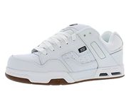 DVS Men's Enduro HEIR Skate Shoe, White White Gum Nubuck 112, 13 UK