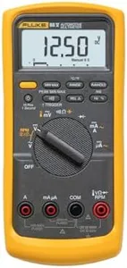 Fluke 88V Deluxe Automotive Multimeter, Troubleshoot Problems on Conventional and Hybrid Vehicles, Measures Pulse Width, and Duty Cycle