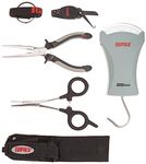 Rapala Combo Pack 6 1/2 Pliers / 5 1/2 Forceps / 25 lb.Scale/Clipper/Sheath