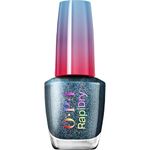 OPI RapiDry All Dry n’ Mighty | Semi-sheer Dark Blue Shimmer Quick Dry Nail Polish | Vegan, Smudge Proof, Fast Drying